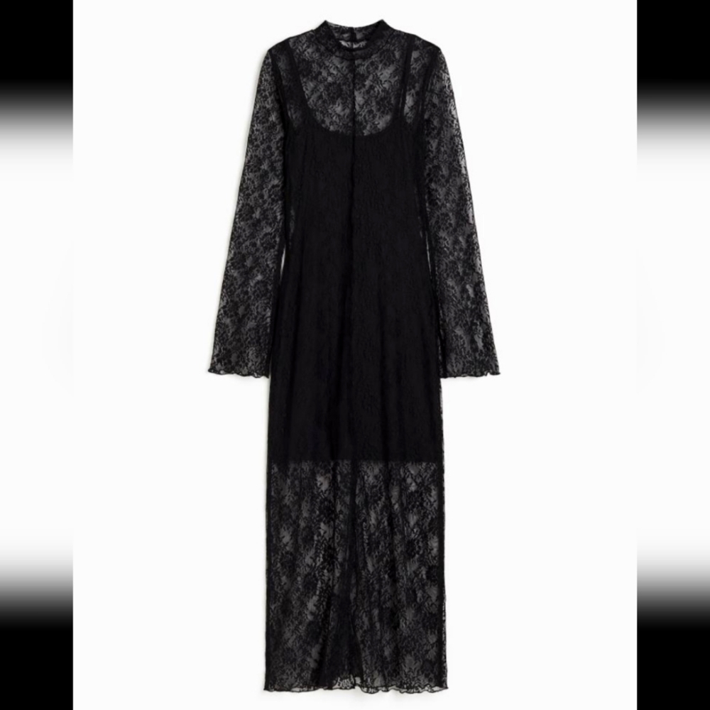 H&M black dress